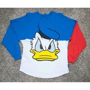 Donald Duck Spirit Jersey Disney Unisex XS Long Sleeve Shirt